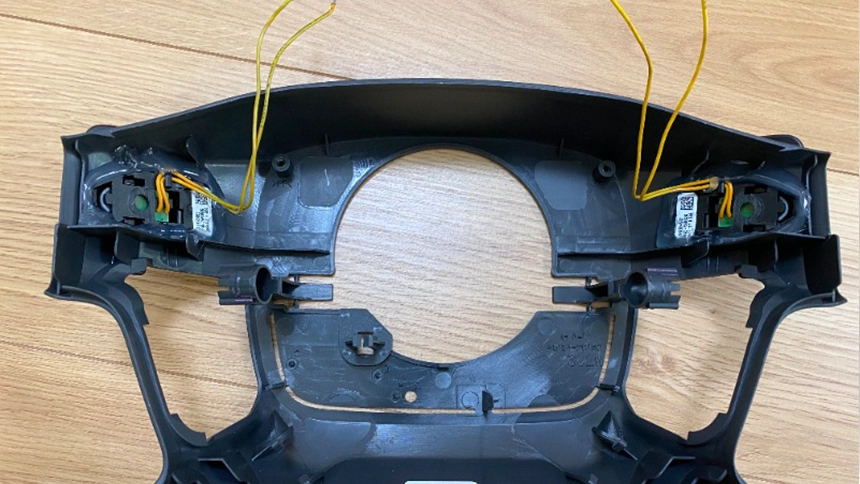 パドルスイッチ取付