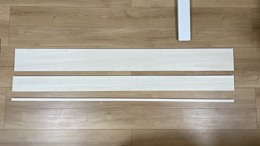 桐無垢材カット後