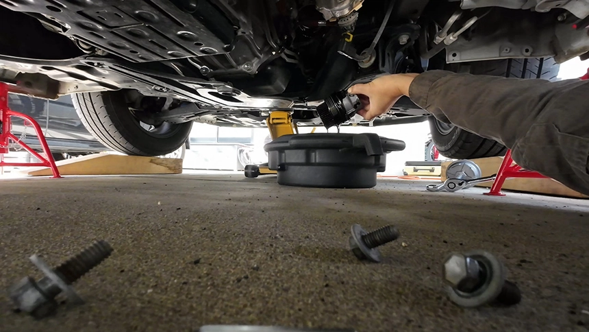 フィルター取り外し