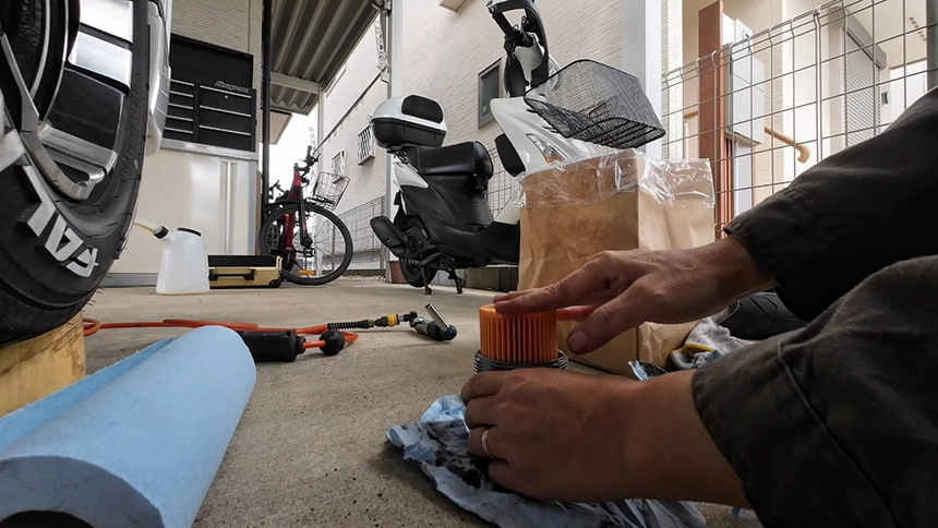 新オイルフィルター